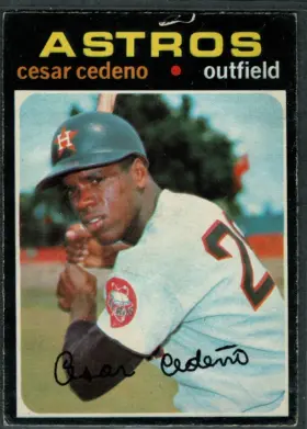 237 Cesar Cedeno 1971 O Pee Chee from Front 1