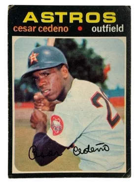 237 Cesar Cedeno 1971 O Pee from Chee Front