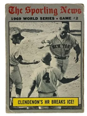 306 World Series Game 2 Clendenon S Hr Breaks Ice 1970 O Pee from Chee Front