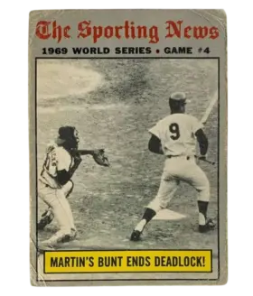 308 World Series Game 4 Martin S Bunt Ends Deadlock 1970 O Pee from Chee Front