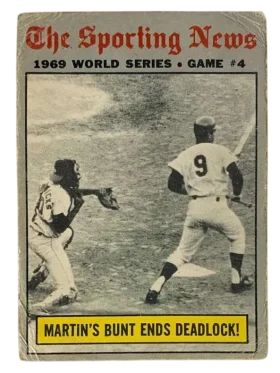 308 World Series Game 4 Martin S Bunt Ends Deadlock 1970 O Pee from Chee Front