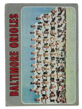 387 Baltimore Orioles 1970 from Topps Front