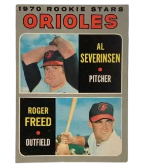 477 Orioles 1970 Rookie Stars Al Severinsen Roger Freed Rs Rc 1970 O Pee Chee from Front Ex