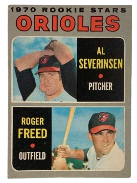 477 Orioles 1970 Rookie Stars Al Severinsen Roger Freed Rs Rc 1970 O Pee Chee from Front Ex