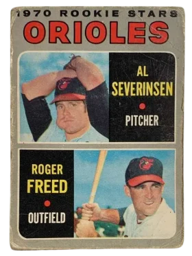 477 Orioles 1970 Rookie Stars Al Severinsen Roger Freed Rs Rc 1970 O Pee Chee from Front Pr