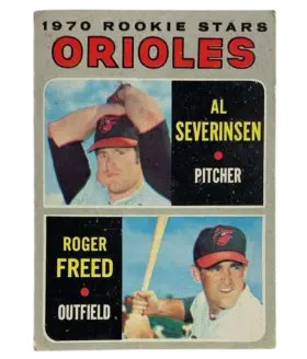 477 Orioles 1970 Rookie Stars Al Severinsen Roger Freed Rs Rc 1970 from Topps Front