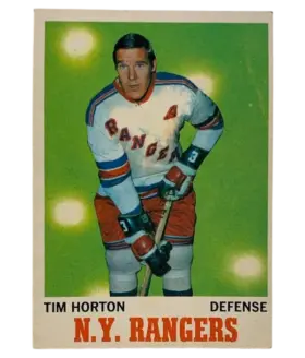 59 Tim Horton 1970 71 O Pee Chee from Front Ex