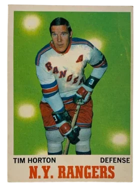 59 Tim Horton 1970 71 O Pee Chee from Front Ex
