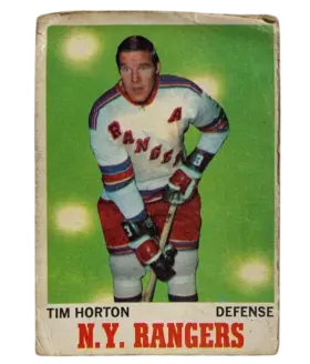 59 Tim Horton 1970 71 O Pee Chee from Front Pr