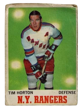 59 Tim Horton 1970 71 O Pee Chee from Front Pr