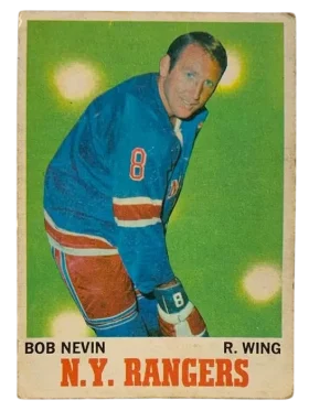 60 Bob Nevin 1970 71 O Pee Chee from Front Vg