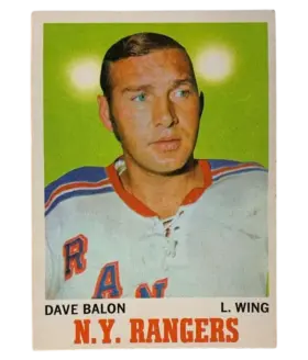 61 Dave Balon 1970 71 O Pee Chee from Front Ex