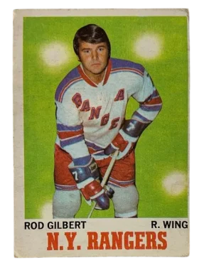 63 Rod Gilbert 1970 71 O Pee Chee from Front Vg