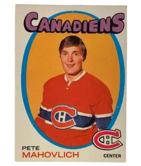 84 Pete Mahovlich 1971 72 O Pee from Chee Front