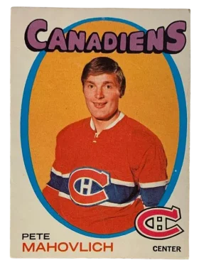 84 Pete Mahovlich 1971 72 O Pee from Chee Front