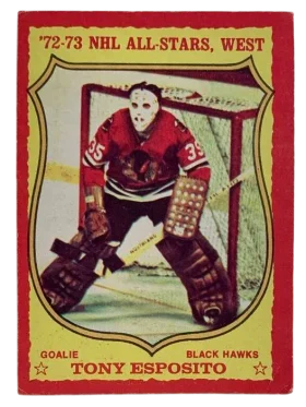 90 Tony Esposito 1973 74 O Pee Chee from Front Vg