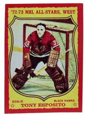 90 Tony Esposito 1973 74 Topps from Front Ex