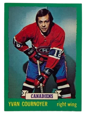 157 Yvan Cournoyer 1973 74 O Pee Chee Light from Backs Front