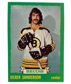 183 Derek Sanderson 1973 74 O Pee Chee Light from Backs Front