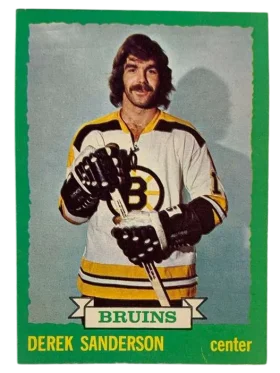 183 Derek Sanderson 1973 74 O Pee Chee Light from Backs Front