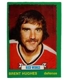 184 Brent Hughes 1973 74 O Pee Chee Light from Backs Front