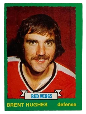 184 Brent Hughes 1973 74 O Pee Chee Light from Backs Front