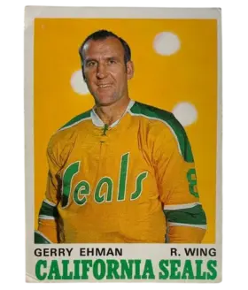 187 Gerry Ehman 1970 71 O Pee Chee from Front Pr