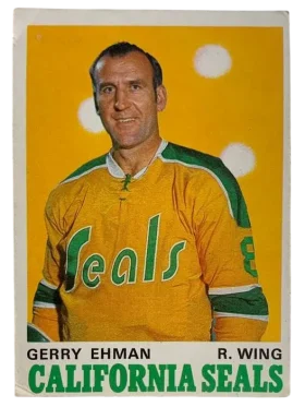 187 Gerry Ehman 1970 71 O Pee Chee from Front Pr