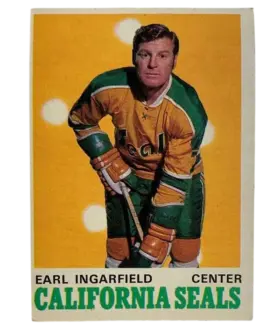 191 Earl Ingarfield 1970 71 O Pee Chee from Front Ex