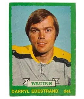 216 Darryl Edestrand 1973 74 O Pee Chee Light from Backs Front
