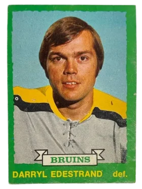 216 Darryl Edestrand 1973 74 O Pee Chee Light from Backs Front
