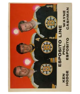 233 Esposito Line Ken Hodge Phil Esposito Wayne Cashman Cpc 1970 71 O Pee Chee from Front Ex