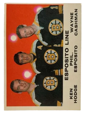 233 Esposito Line Ken Hodge Phil Esposito Wayne Cashman Cpc 1970 71 O Pee Chee from Front Ex