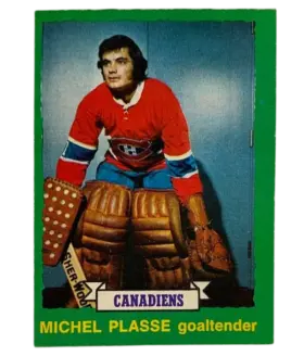 252 Michel Plasse 1973 74 O Pee Chee Light from Backs Front