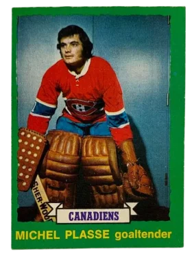 252 Michel Plasse 1973 74 O Pee Chee Light from Backs Front