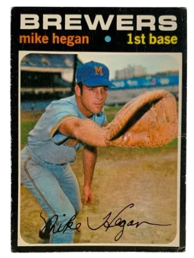 415 Mike Hegan 1971 O Pee from Chee Front