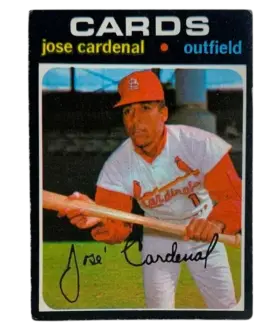 435 Jose Cardenal 1971 O Pee from Chee Front
