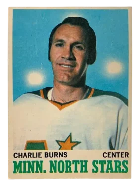 44 Charlie Burns 1970 71 O Pee Chee from Front Nm
