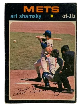 445 Art Shamsky 1971 O Pee from Chee Front