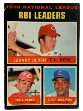 64 1970 National League Rbi Leaders Johnny Bench Tony Perez Billy Williams Ll 1971 O Pee from Chee Front
