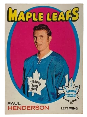67 Paul Henderson 1971 72 O Pee Chee from Front Vg