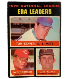 68 1970 National League Era Leaders Tom Seaver Wayne Simpson Luke Walker Ll 1971 O Pee from Chee Front