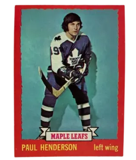 7 Paul Henderson 1973 74 O Pee from Chee Front