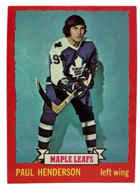 7 Paul Henderson 1973 74 O Pee from Chee Front