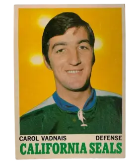 70 Carol Vadnais 1970 71 O Pee Chee from Front Nm