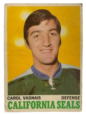 70 Carol Vadnais 1970 71 O Pee Chee from Front Pr