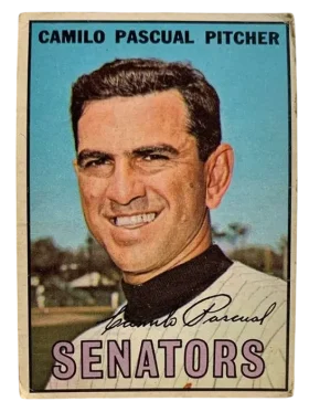 71 Camilo Pascual 1967 O Pee from Chee Front