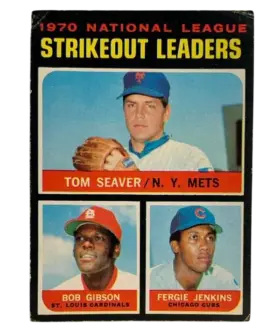 72 1970 National League Strikeout Leaders Tom Seaver Bob Gibson Fergie Jenkins Ll 1971 O Pee from Chee Front