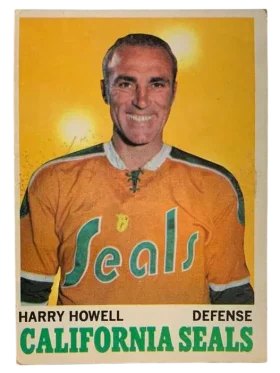 72 Harry Howell 1970 71 O Pee Chee from Front Ex