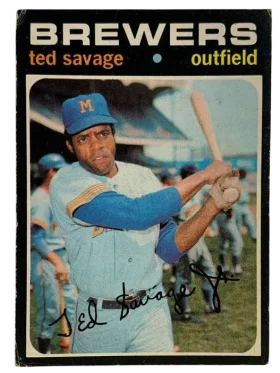 76 Ted Savage 1971 O Pee from Chee Front